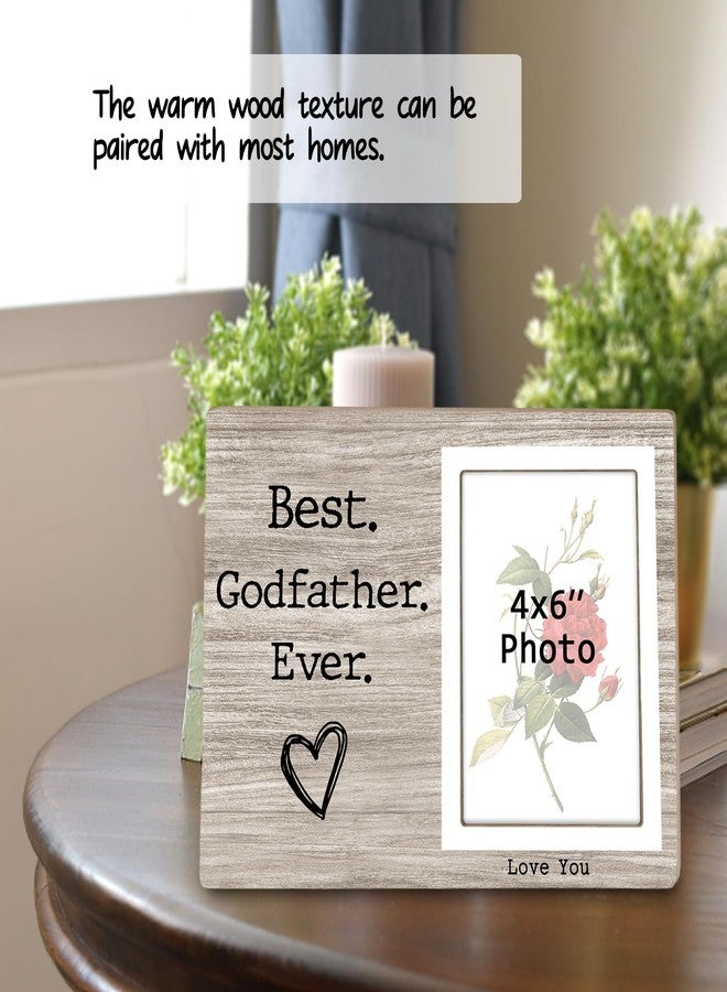 Itsoly Godfather Picture Frame, Best Godfather Ever Picture Frame Gifts, Father's Day, Birthday,Christmas Gift for Godfather 4×6 Wooden Picture Frames12P057 - Image 5